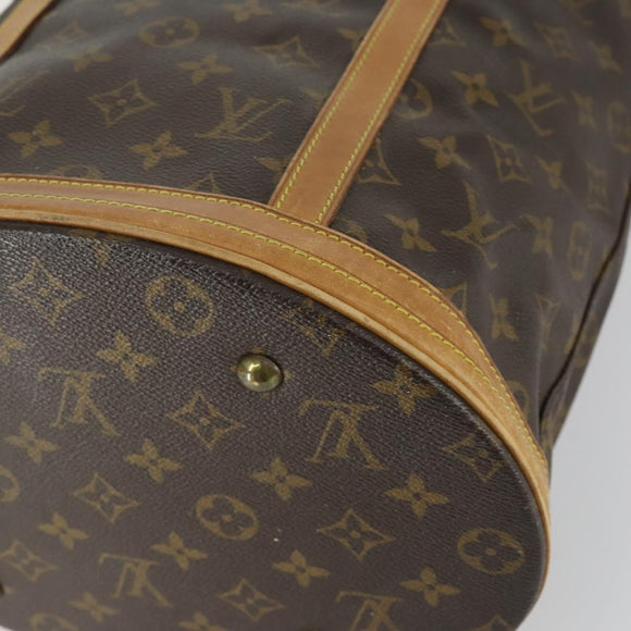 LOUIS VUITTON Monogram Bucket GM Shoulder Bag M42236 LV Auth ka1120