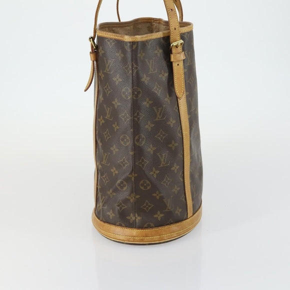 LOUIS VUITTON Monogram Bucket GM Shoulder Bag M42236 LV Auth ka1120
