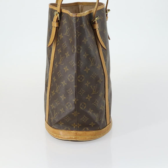 LOUIS VUITTON Monogram Bucket GM Shoulder Bag M42236 LV Auth ka1120