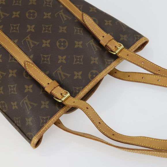 LOUIS VUITTON Monogram Bucket GM Shoulder Bag M42236 LV Auth ka1120
