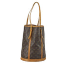 LOUIS VUITTON Monogram Bucket GM Shoulder Bag M42236 LV Auth ka1121-1