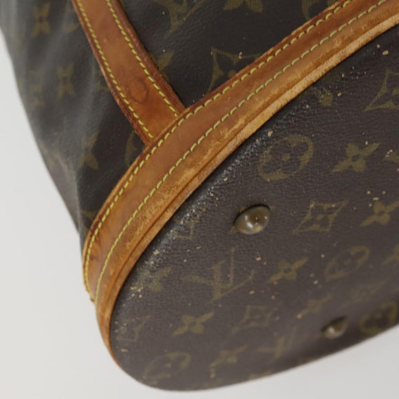 LOUIS VUITTON Monogram Bucket GM Shoulder Bag M42236 LV Auth ka1121