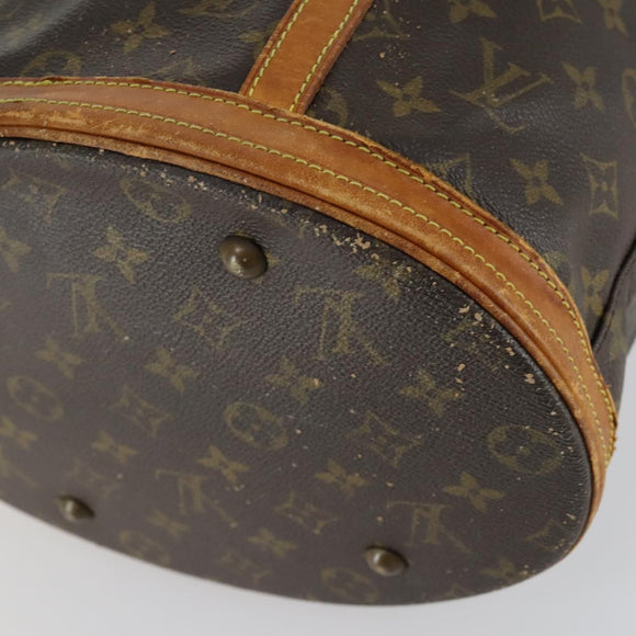 LOUIS VUITTON Monogram Bucket GM Shoulder Bag M42236 LV Auth ka1121