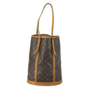 LOUIS VUITTON Monogram Bucket GM Shoulder Bag M42236 LV Auth ka1121-13