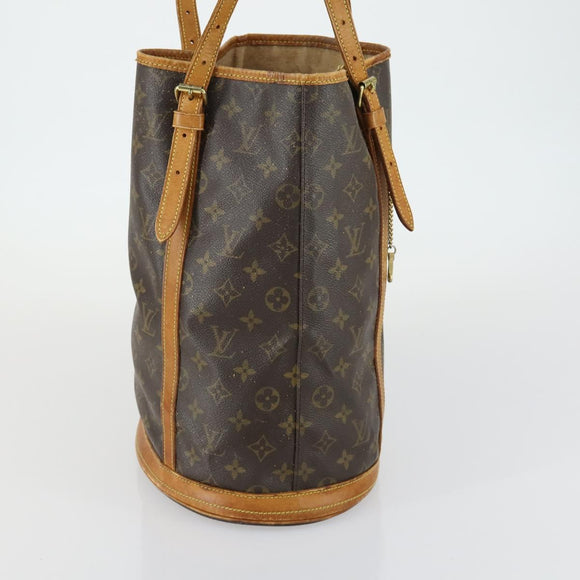LOUIS VUITTON Monogram Bucket GM Shoulder Bag M42236 LV Auth ka1121