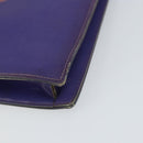 CHANEL Hologram Chain Shoulder Bag Vinyl Purple CC Auth ka1124-15