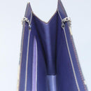 CHANEL Hologram Chain Shoulder Bag Vinyl Purple CC Auth ka1124-17