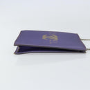 CHANEL Hologram Chain Shoulder Bag Vinyl Purple CC Auth ka1124-3