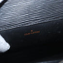 LOUIS VUITTON Epi Porte Documents Senateur Briefcase Black M54452 LV Auth ka1125-17