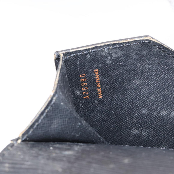 LOUIS VUITTON Epi Porte Documents Senateur Briefcase Black M54452 LV Auth ka1125