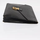 LOUIS VUITTON Epi Porte Documents Senateur Briefcase Black M54452 LV Auth ka1125-3