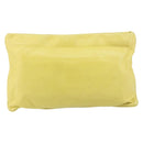 PRADA Clutch Bag Leather Yellow Gold Auth ka1127-3