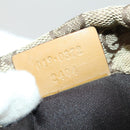 GUCCI GG Canvas Backpack Beige Silver Auth ka1128-18