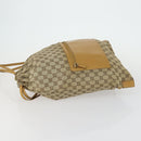 GUCCI GG Canvas Backpack Beige Silver Auth ka1128-5