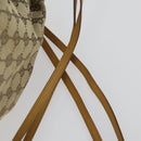 GUCCI GG Canvas Backpack Beige Silver Auth ka1128-8