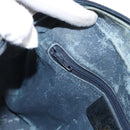 GUCCI GG Supreme Sherry Line Shoulder Bag PVC Navy Gold 010 378 Auth ka1129-22