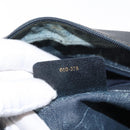 GUCCI GG Supreme Sherry Line Shoulder Bag PVC Navy Gold 010 378 Auth ka1129-12