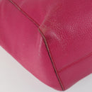 GUCCI Tote Bag Leather Pink Gold 354397 Auth ka1133-11