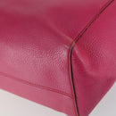 GUCCI Tote Bag Leather Pink Gold 354397 Auth ka1133-12