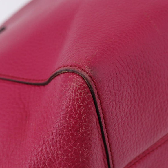 GUCCI Shopper Tas Leer Roze Goud 354397 Auth ka1133