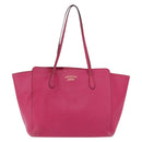 GUCCI Shopper Tas Leer Roze Goud 354397 Auth ka1133-13