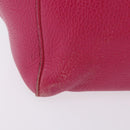 GUCCI Shopper Tas Leer Roze Goud 354397 Auth ka1133-2