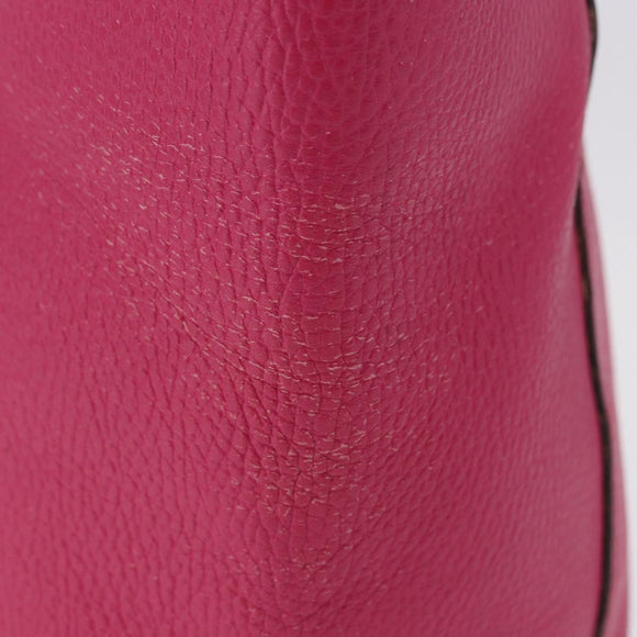 GUCCI Shopper Tas Leer Roze Goud 354397 Auth ka1133