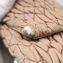 Miu Miu Shoulder Bag Leather Silver Pink Auth ka1134-10