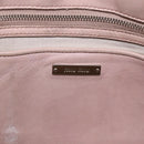 Miu Miu Shoulder Bag Leather Silver Pink Auth ka1134-20
