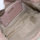 Miu Miu Shoulder Bag Leather Silver Pink Auth ka1134-11