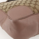GUCCI GG Canvas Tote Bag Beige Gold 323671 Auth ka1137-17