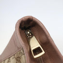 GUCCI GG Canvas Tote Bag Beige Gold 323671 Auth ka1137-10