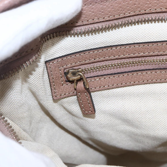 GUCCI GG Canvas Tote Bag Beige Gold 323671 Auth ka1137