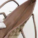 GUCCI GG Canvas Tote Bag Beige Gold 323671 Auth ka1137-6