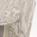 Christian Dior Toile De Jouy Book Tote Hand Bag Canvas Gray Auth ka113A-9