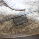 Christian Dior Toile De Jouy Book Tote Hand Bag Canvas Gray Auth ka113A-10