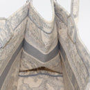 Christian Dior Toile De Jouy Book Tote Hand Bag Canvas Gray Auth ka113A-18