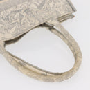 Christian Dior Toile De Jouy Book Tote Hand Bag Canvas Gray Auth ka113A-7