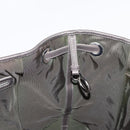 Christian Dior Canage Tote Bag Coated Canvas Silver tone Auth ka114-17