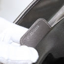 Christian Dior Canage Tote Bag Coated Canvas Silver tone Auth ka114-21