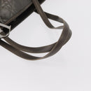 Christian Dior Canage Tote Bag Coated Canvas Silver tone Auth ka114-7