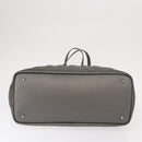 Christian Dior Canage Tote Bag Coated Canvas Silver tone Auth ka114-9