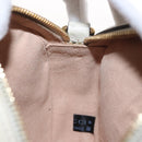 GUCCI Chain GG Marmont Sherry Line Bag Leather White Gold 550618 Auth ka1140-19