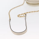 GUCCI Chain GG Marmont Sherry Line Bag Leather White Gold 550618 Auth ka1140-7