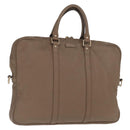 GUCCI GG Canvas Guccissima Hand Bag Leather Brown Gold 208463 Auth ka1141-1