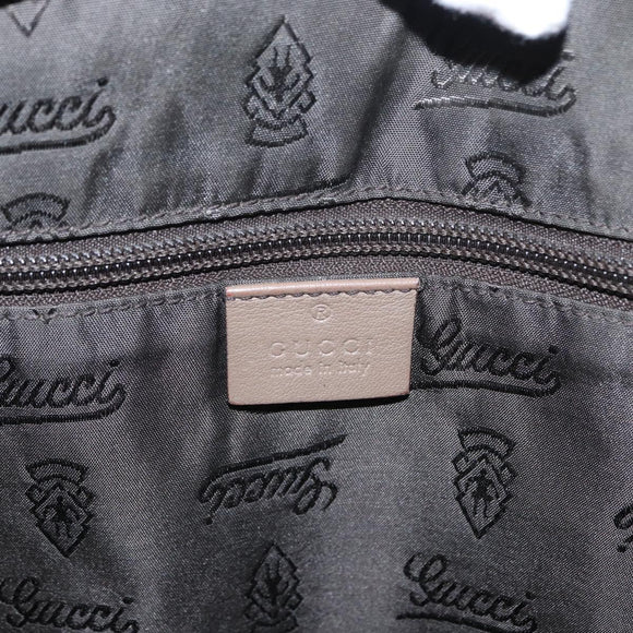 GUCCI GG Canvas Guccissima Hand Bag Leather Brown Gold 208463 Auth ka1141
