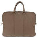GUCCI GG Canvas Guccissima Hand Bag Leather Brown Gold 208463 Auth ka1141-2