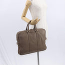 GUCCI GG Canvas Guccissima Hand Bag Leather Brown Gold 208463 Auth ka1141-23