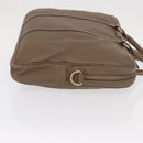 GUCCI GG Canvas Guccissima Hand Bag Leather Brown Gold 208463 Auth ka1141-4