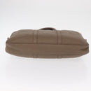 GUCCI GG Canvas Guccissima Hand Bag Leather Brown Gold 208463 Auth ka1141-9